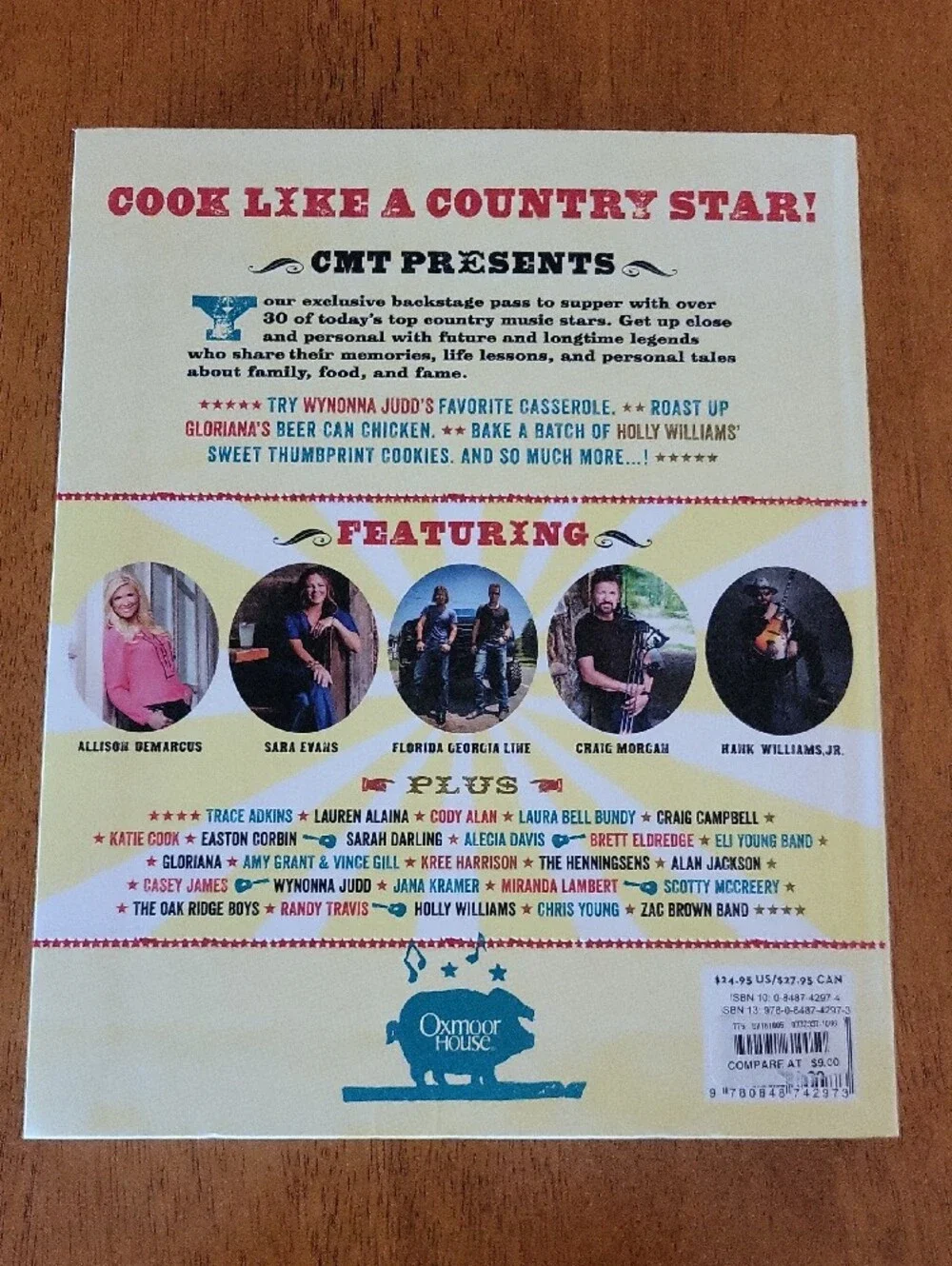 Southern Living Cookbook - Teal, Red & Cream Bold Cover